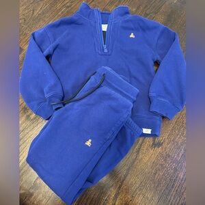 GAP Kids Brannan Bear Royal Blue Sweatsuit Set - 5T